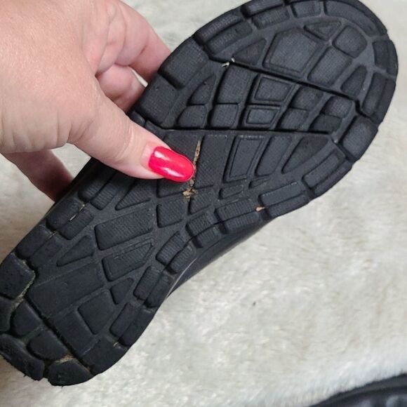 Freeman Boys Martin Black Slip On Loafers 3M Shoes - Picture 5 of 6